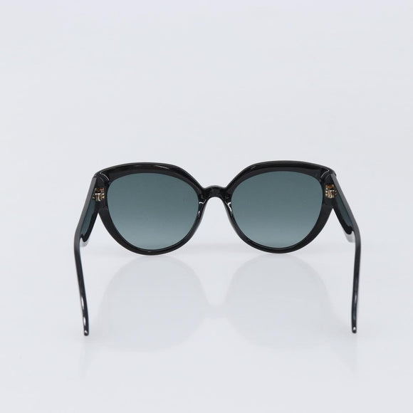 Christian Dior Sunglasses Plastic Black Gold Auth 203630M