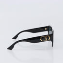 Christian Dior Sunglasses Plastic Black Gold Auth 203630M-4