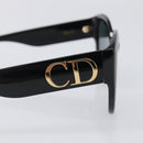 Christian Dior Sunglasses Plastic Black Gold Auth 203630M-14