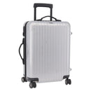RIMOWA Carry Case Polycarbonate Plastic Silver Auth 203631A-1