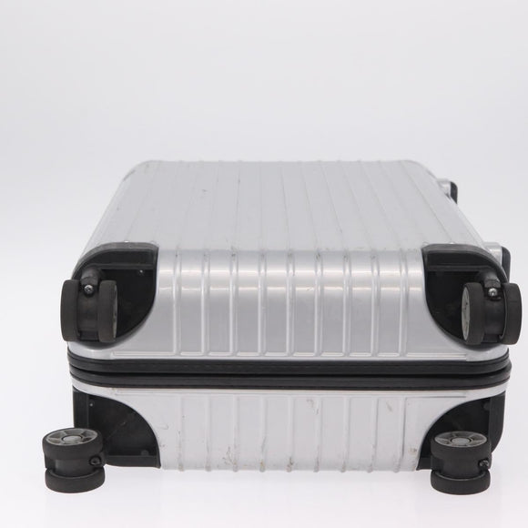 RIMOWA Carry Case Polycarbonate Plastic Silver Auth 203631A