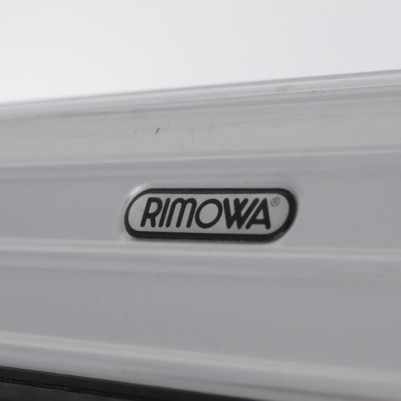 RIMOWA Carry Case Polycarbonate Plastic Silver Auth 203631A