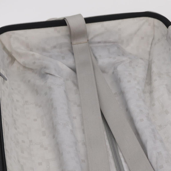 RIMOWA Carry Case Polycarbonate Plastic Silver Auth 203631A