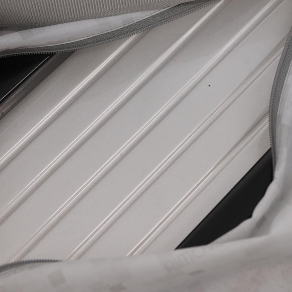 RIMOWA Carry Case Polycarbonate Plastic Silver Auth 203631A