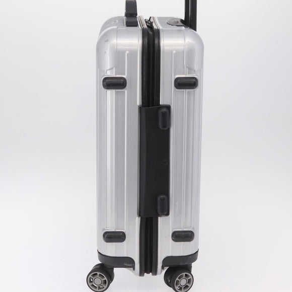 RIMOWA Carry Case Polycarbonate Plastic Silver Auth 203631A