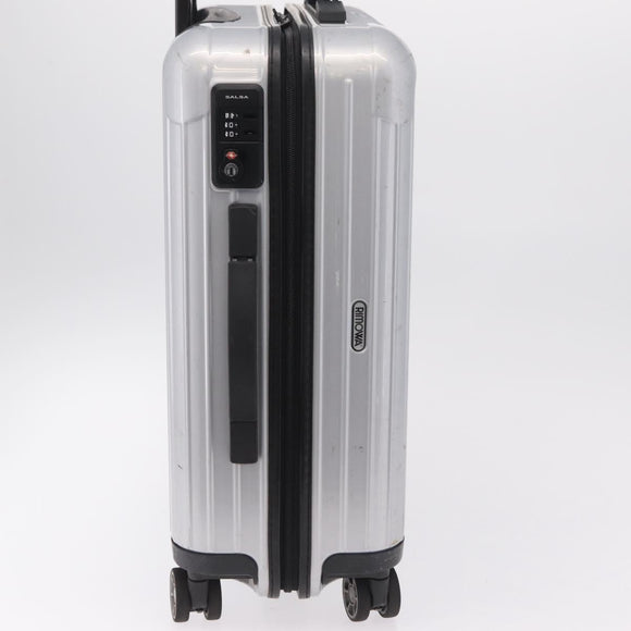 RIMOWA Carry Case Polycarbonate Plastic Silver Auth 203631A