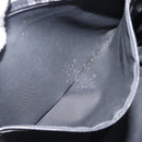 BURBERRY Nova Check Tote Bag Canvas Black Silver Auth 203633-23