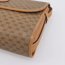 GUCCI Micro GG Supreme Shoulder Bag PVC Beige Gold 001 14 0712 Auth 203636-16
