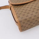 GUCCI Micro GG Supreme Shoulder Bag PVC Beige Gold 001 14 0712 Auth 203636-17