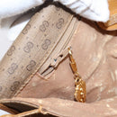 GUCCI Micro GG Supreme Shoulder Bag PVC Beige Gold 001 14 0712 Auth 203636-27
