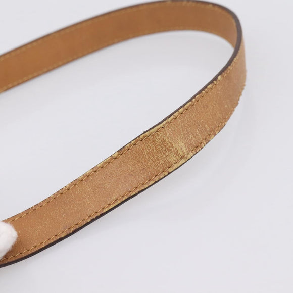 GUCCI Micro GG Supreme Shoulder Bag PVC Beige Gold 001 14 0712 Auth 203636