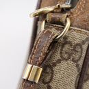 GUCCI GG Supreme Shoulder Bag PVC Beige Gold 007 115 6423 Auth 203641-10