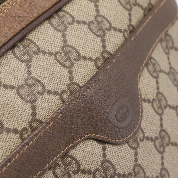 GUCCI GG Supreme Shoulder Bag PVC Beige Gold 007 115 6423 Auth 203641