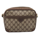 GUCCI GG Supreme Shoulder Bag PVC Beige Gold 007 115 6423 Auth 203641-2