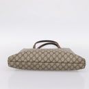 GUCCI GG Supreme Tote Bag PVC Beige Gold Auth 203643-5
