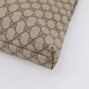 GUCCI GG Supreme Tote Bag PVC Beige Gold Auth 203643-15