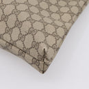 GUCCI GG Supreme Tote Bag PVC Beige Gold Auth 203643-17