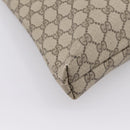 GUCCI GG Supreme Tote Bag PVC Beige Gold Auth 203643-18