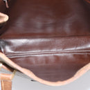 GUCCI GG Supreme Tote Bag PVC Beige Gold Auth 203643-11