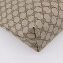 GUCCI GG Supreme Web Sherry Line Tote Bag PVC Beige Gold 40 02 003 Auth 203644-13