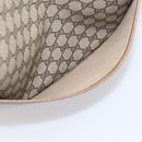 GUCCI GG Supreme Web Sherry Line Tote Bag PVC Beige Gold 40 02 003 Auth 203644-21