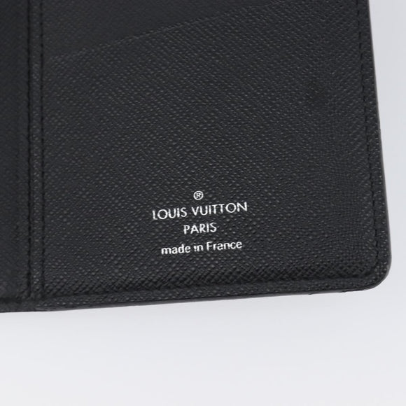 LOUIS VUITTON Monogram Eclipse Portefeuille Braza Wallet M61697 LV Auth 203645