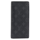 LOUIS VUITTON Monogram Eclipse Portefeuille Braza Wallet M61697 LV Auth 203645-13