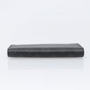 LOUIS VUITTON Monogram Eclipse Portefeuille Braza Wallet M61697 LV Auth 203645-4