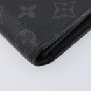 LOUIS VUITTON Monogram Eclipse Portefeuille Braza Wallet M61697 LV Auth 203645-14