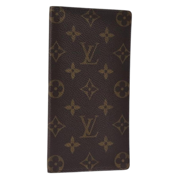 LOUIS VUITTON Monogram Porte Cartes Credit Billfold Wallet M60825 LV Auth 203646