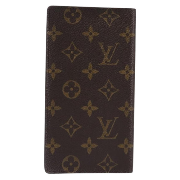 LOUIS VUITTON Monogram Porte Cartes Credit Billfold Wallet M60825 LV Auth 203646