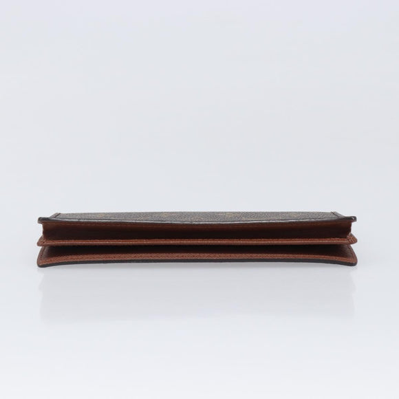 LOUIS VUITTON Monogram Porte Cartes Credit Billfold Wallet M60825 LV Auth 203646