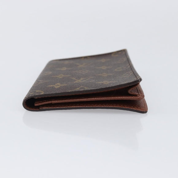 LOUIS VUITTON Monogram Porte Cartes Credit Billfold Wallet M60825 LV Auth 203646