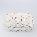 LOUIS VUITTON Monogram Multicolor Annie GM Tote Bag White M40303 LV Auth 203647-5