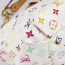 LOUIS VUITTON Monogram Multicolor Annie GM Tote Bag White M40303 LV Auth 203647-16