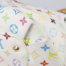 LOUIS VUITTON Monogram Multicolor Annie GM Tote Bag White M40303 LV Auth 203647-17