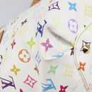 LOUIS VUITTON Monogram Multicolor Annie GM Tote Bag White M40303 LV Auth 203647-10