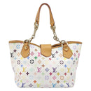 LOUIS VUITTON Monogram Multicolor Annie GM Tote Bag White M40303 LV Auth 203647-2