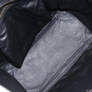 CELINE Luggage Mini Shopper Hand Bag Canvas Leather Black Gold Auth 203648A-19