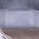 CELINE Macadam Canvas Tote Bag PVC Leather Black Gold Auth 203654A-18