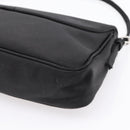 BALENCIAGA Shoulder Bag Satin Black Silver Auth 203659V-12