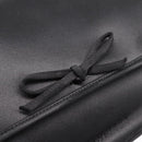 BALENCIAGA Shoulder Bag Satin Black Silver Auth 203659V-15