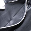 BALENCIAGA Shoulder Bag Satin Black Silver Auth 203659V-22