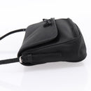 BALENCIAGA Shoulder Bag Satin Black Silver Auth 203659V-4