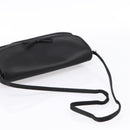 BALENCIAGA Shoulder Bag Satin Black Silver Auth 203659V-7
