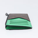 LOUIS VUITTON Monogram Macassar Coin Card Holder Green M82913 LV Auth 203665A-11