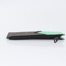 LOUIS VUITTON Monogram Macassar Coin Card Holder Green M82913 LV Auth 203665A-5