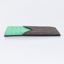 LOUIS VUITTON Monogram Macassar Coin Card Holder Green M82913 LV Auth 203665A-6