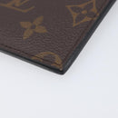 LOUIS VUITTON Monogram Macassar Coin Card Holder Green M82913 LV Auth 203665A-7