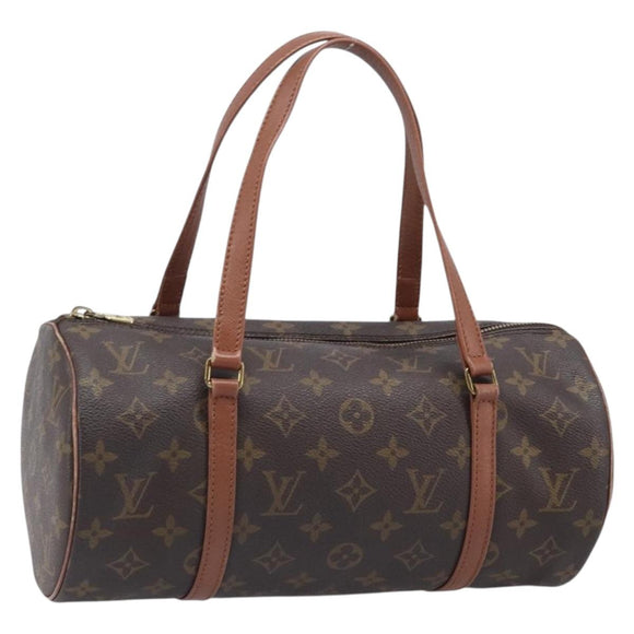LOUIS VUITTON Monogram Papillon 30 Hand Bag M51385 LV Auth 203667A